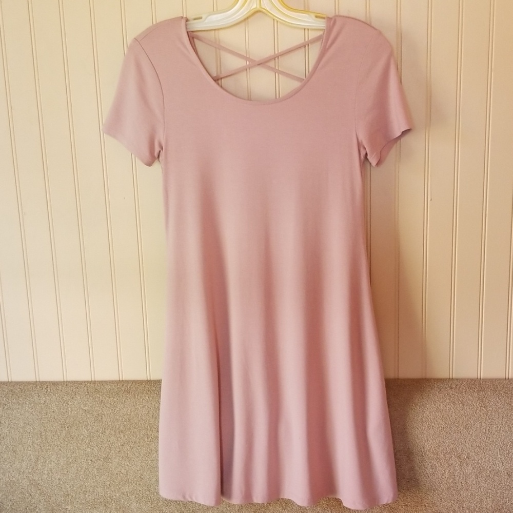 Forever 21 Dress pink light pink size small